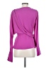 Atlein Collective 100% Polyester Purple Long Sleeve Blouse Size 4 - photo 2