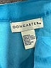 Doncaster Collection 100% Silk Blue 3/4 Sleeve Silk Top Size 6 - photo 7