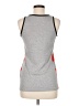 Adidas 100% Polyester Stripes Gray Tank Top Size 6 - photo 2