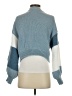 Shein 100% Polyester Color Block Blue Cardigan Size 4 - photo 2