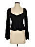 AFRM 100% Polyester Black Long Sleeve Blouse Size S - photo 1