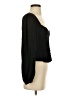 AFRM 100% Polyester Black Long Sleeve Blouse Size S - photo 4