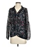 BLANK Black 3/4 Sleeve Blouse Size S - photo 1