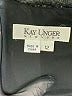 Kay Unger Metallic Black Formal Skirt Size 12 - photo 4