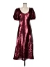 Keepsake 100% Polyester Burgundy Cocktail Dress Size 8 - photo 1