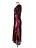 Keepsake 100% Polyester Burgundy Cocktail Dress Size 8 - photo 5