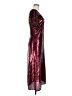 Keepsake 100% Polyester Burgundy Cocktail Dress Size 8 - photo 4