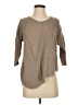 Democracy Chevron-herringbone Tan Pullover Sweater Size S - photo 1