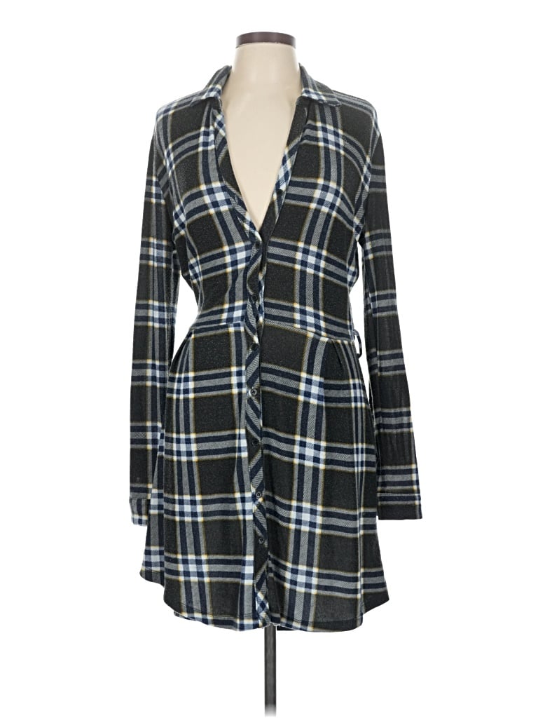 Pre-owned Btween Long Sleeve Henley Shirt In Black