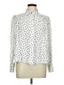 Unbranded 100% Viscose Polka Dots Ivory Long Sleeve Blouse Size L - photo 1