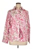 Unbranded 100% Polyester Paisley Pink Long Sleeve Blouse Size 1X - photo 1