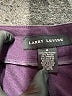Larry Levine Color Block Purple Casual Pants Size 8 - photo 7
