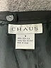 Chaus 100% Acetate Solid Black Formal Skirt Size 8 - photo 4