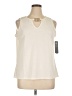 Daisy Fuentes Ivory Sleeveless Blouse Size XL - photo 1