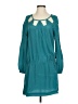 Leifsdottir 100% Polyester Solid Teal Casual Dress Size 4 - photo 1