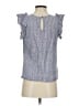 1.State Blue Sleeveless Blouse Size S - photo 2