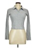 Forever 21 Gray Long Sleeve Polo Size L - photo 1