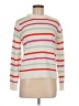 St. John's Bay 100% Acrylic Stripes White Turtleneck Sweater Size M - photo 1