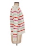 St. John's Bay 100% Acrylic Stripes White Turtleneck Sweater Size M - photo 4