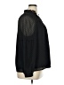 Ann Taylor LOFT 100% Polyester Black Long Sleeve Blouse Size XL - photo 4