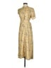 CAARA Yellow Casual Dress Size XS - photo 1