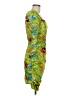 Aliétte Tropical Green Cocktail Dress Size 6 - photo 4