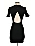 Forever 21 Solid Black Casual Dress Size S - photo 2
