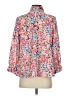 Assorted Brands 100% Polyester Floral Orange 3/4 Sleeve Blouse Size S - photo 2