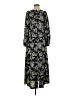 BLANK 100% Polyester Paisley Black Casual Dress Size XS - photo 1