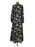 BLANK 100% Polyester Paisley Black Casual Dress Size XS - photo 2