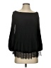 Chelsea28 100% Polyester Black 3/4 Sleeve Blouse Size S - photo 1