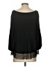 Chelsea28 100% Polyester Black 3/4 Sleeve Blouse Size S - photo 2