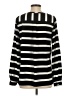 Gap 100% Polyester Stripes Black Long Sleeve Blouse Size S - photo 2