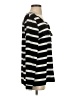 Gap 100% Polyester Stripes Black Long Sleeve Blouse Size S - photo 4