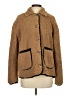 J.Crew 100% Polyester Brown Faux Fur Jacket Size S - photo 1