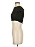 Shein Black Short Sleeve Top Size 4 - photo 5