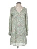 Lounge 100% Polyester Floral Green Casual Dress Size XS - photo 1