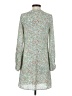 Lounge 100% Polyester Floral Green Casual Dress Size XS - photo 2