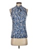 MICHAEL Michael Kors Blue Sleeveless Blouse Size XS - photo 1
