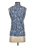 MICHAEL Michael Kors Blue Sleeveless Blouse Size XS - photo 2