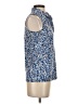 MICHAEL Michael Kors Blue Sleeveless Blouse Size XS - photo 4