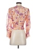 AMUR 100% Cupro Orange 3/4 Sleeve Blouse Size XS - photo 2