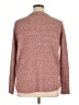 Pink Clover 100% Polyester Tweed Burgundy Pullover Sweater Size XL - photo 2