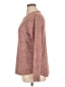 Pink Clover 100% Polyester Tweed Burgundy Pullover Sweater Size XL - photo 5
