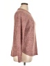 Pink Clover 100% Polyester Tweed Burgundy Pullover Sweater Size XL - photo 4