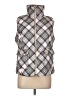 Crown & Ivy 100% Polyester Argyle White Vest Size L - photo 1