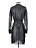 Pinko Metallic Silver Cocktail Dress Size 4 - photo 2