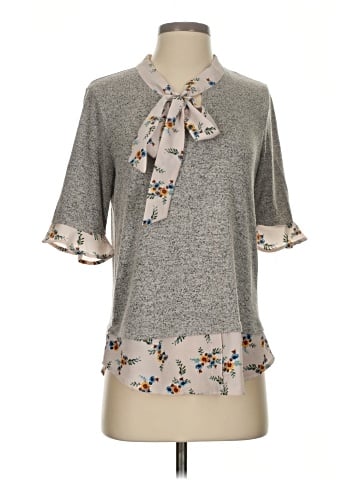 Faith and Joy 3/4 Sleeve Blouse (view 1)