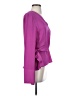 Atlein Collective 100% Polyester Purple Long Sleeve Blouse Size 4 - photo 4