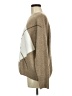 Halogen Color Block Brown Tan Pullover Sweater Size M - photo 5